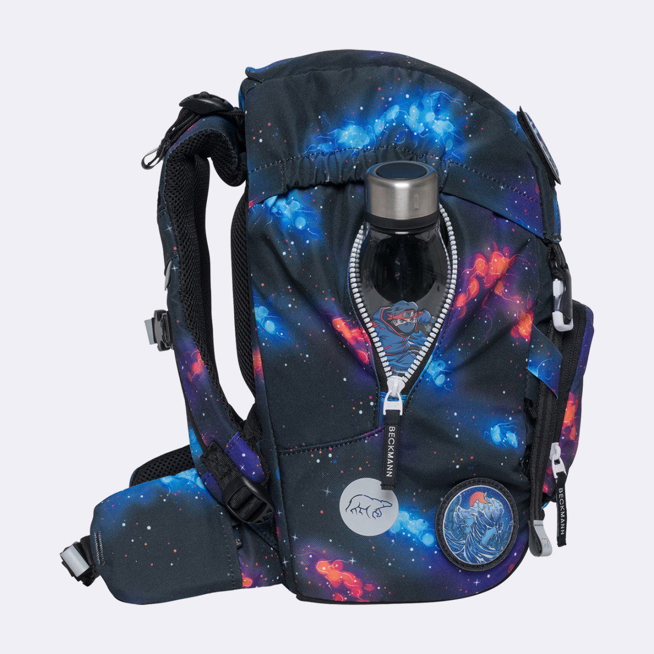 Ghiozdan, rucsac ergonomic pentru școală, Clasic, NINJA ELEMENTS [7]