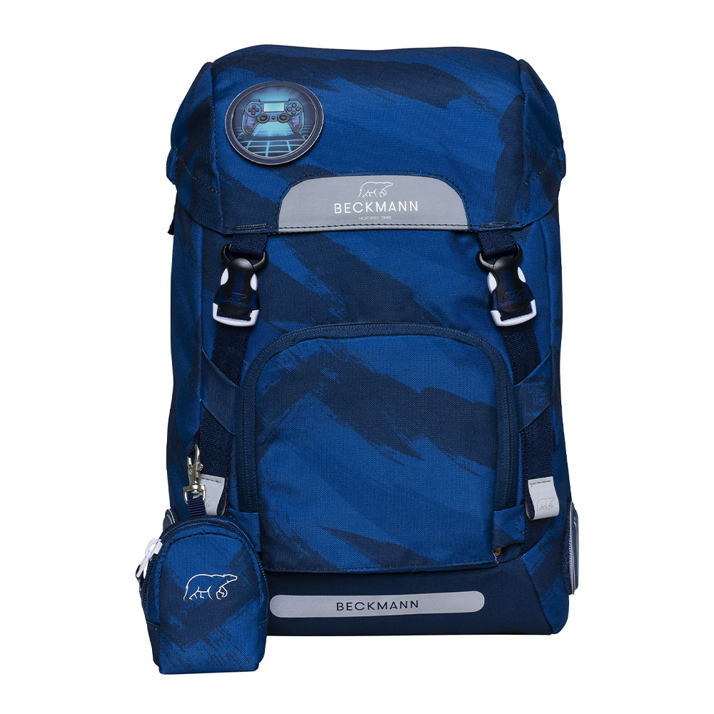 Ghiozdan, rucsac ergonomic școală, Clasic, Ninja master blue [3]