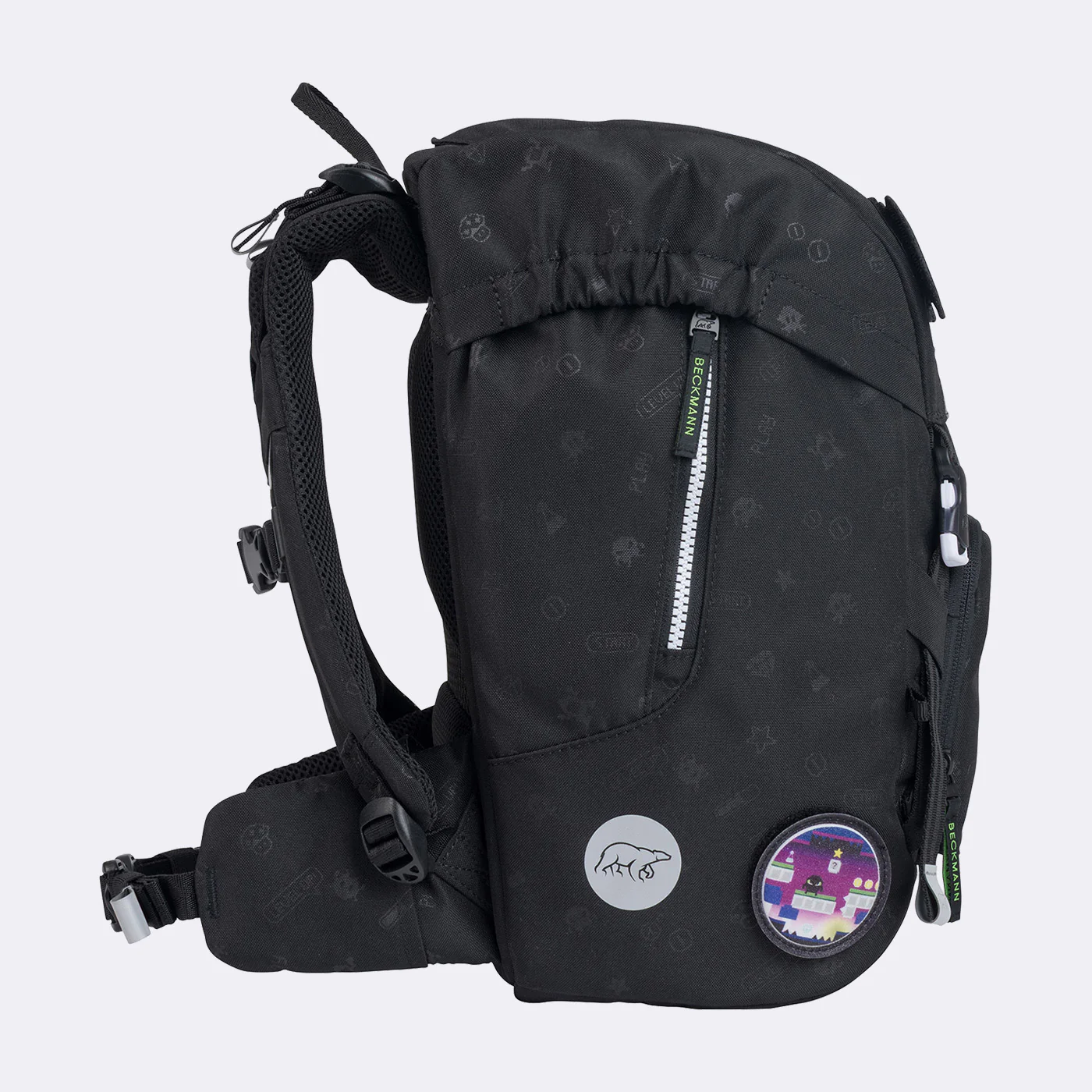 Ghiozdan, rucsac ergonomic, set clasic 6 piese, PIXEL [8]