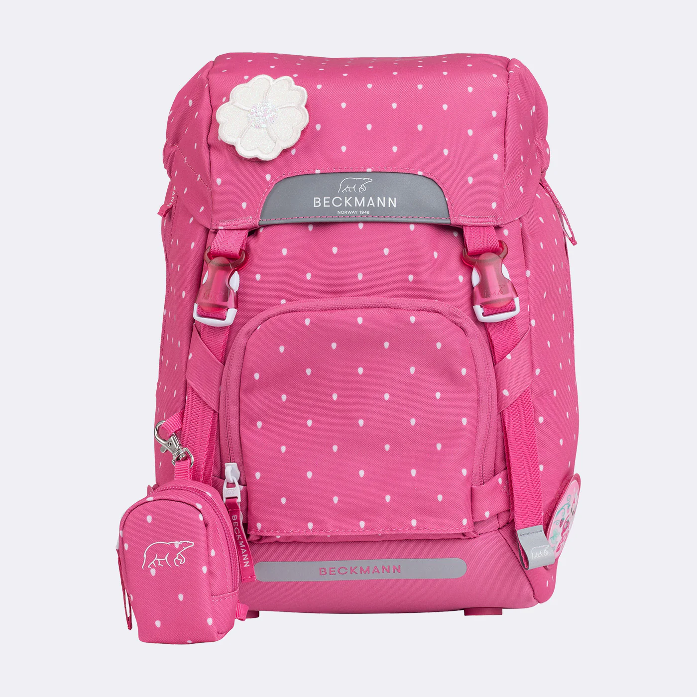 Ghiozdan, rucsac ergonomic, set clasic 6 piese, STRAWBERRY [4]
