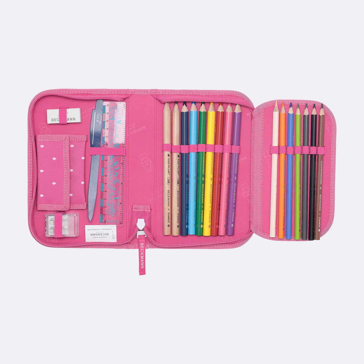 Ghiozdan, rucsac ergonomic, set clasic 6 piese, STRAWBERRY [13]
