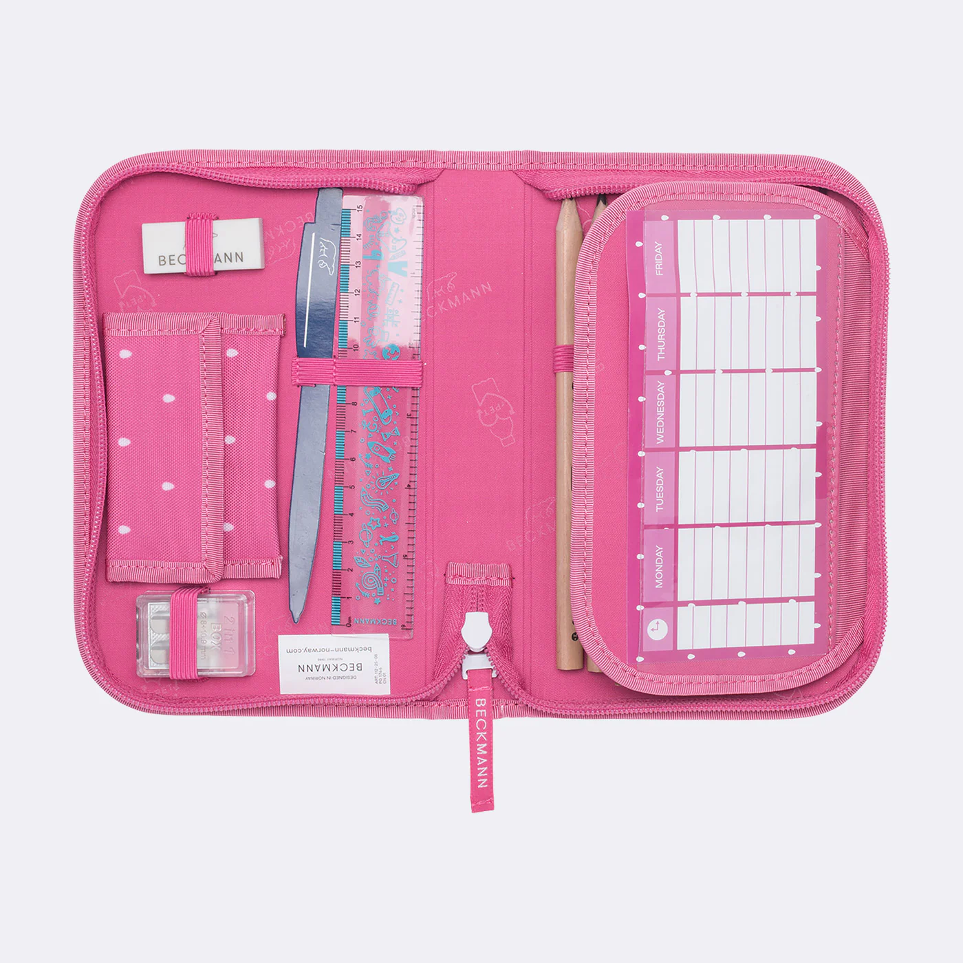 Ghiozdan, rucsac ergonomic, set clasic 6 piese, STRAWBERRY [14]