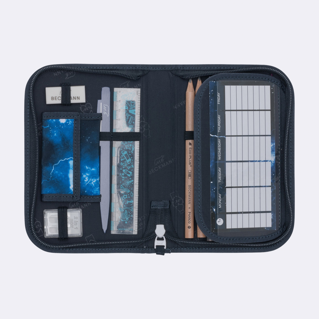 Ghiozdan, rucsac ergonomic, set clasic 6 piese, TECH REX [16]
