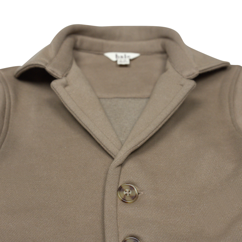 Jacheta Raven, bumbac organic, Taupe, Baje [4]
