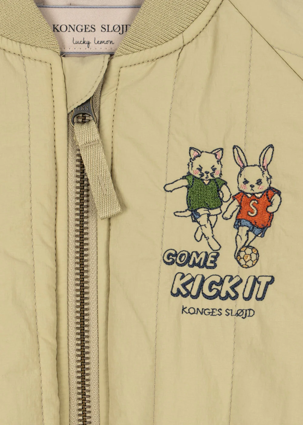 JACHETA TERMICA BOMBER JUNO konges sløjd - pale olive green [5]