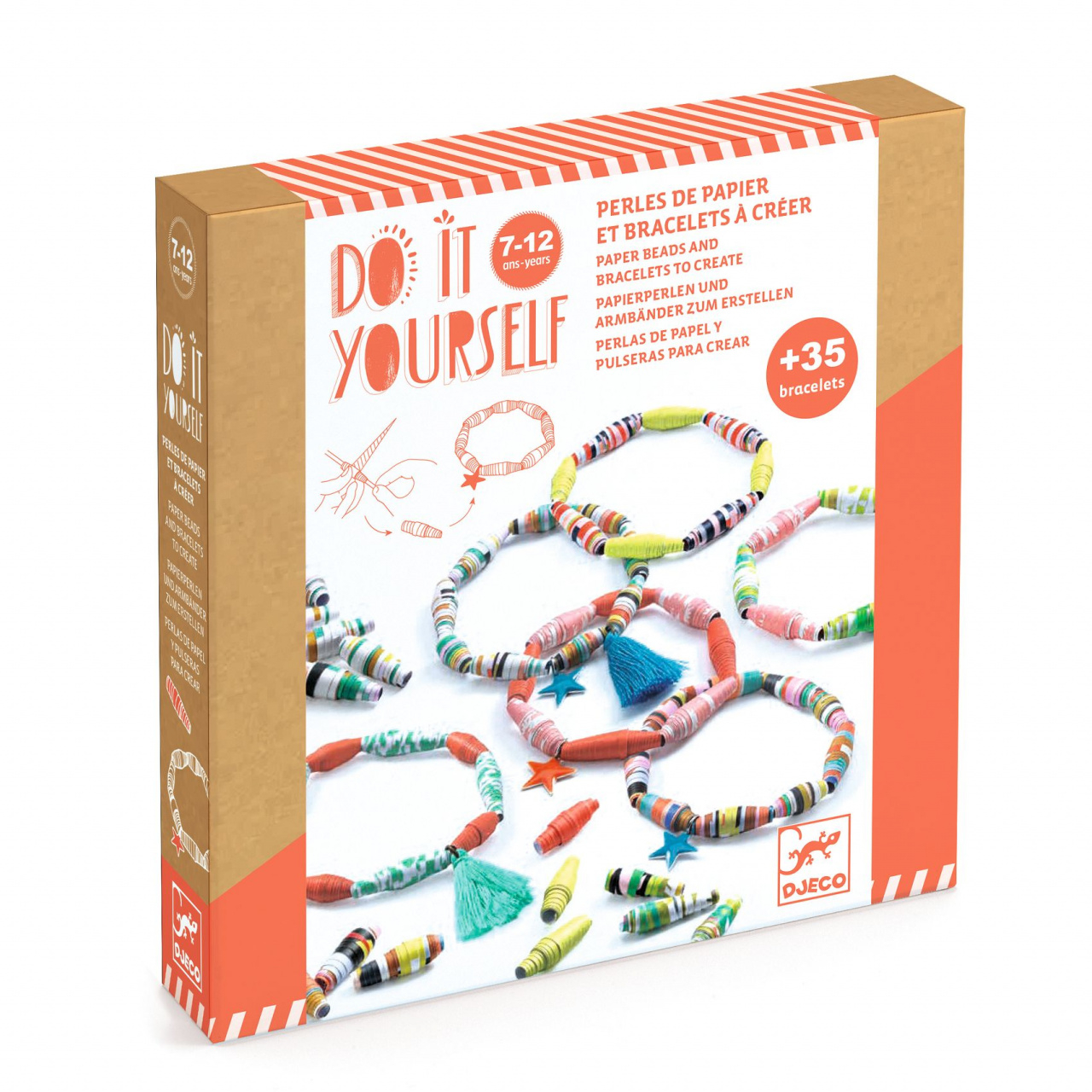 Joc creativ DIY bratari Pop si colorat, Djeco [1]