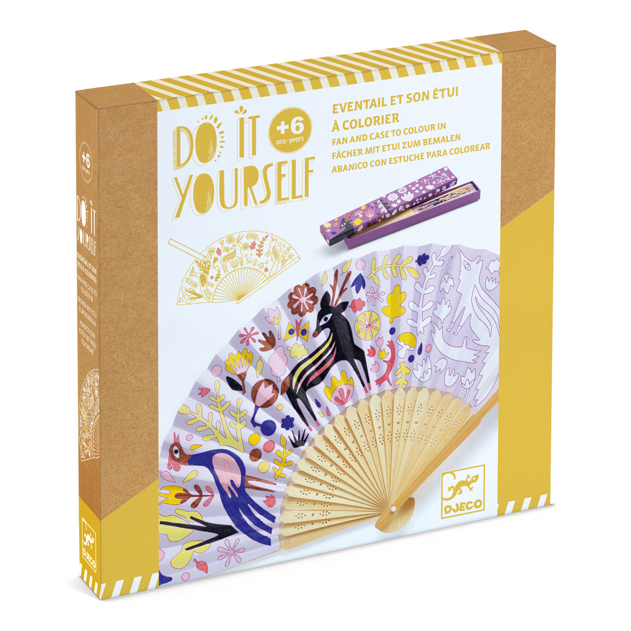 Joc creativ DIY Evantai Frumusetea padurii, Djeco [1]
