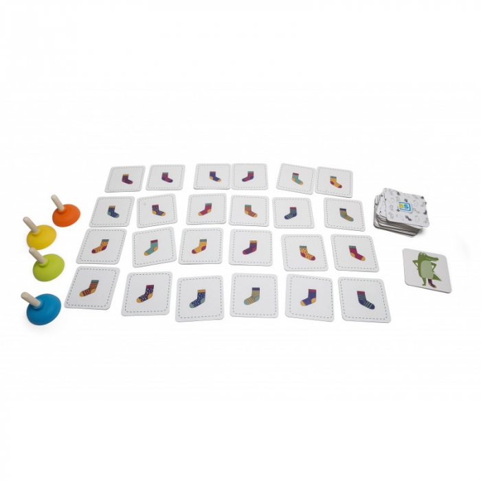 Joc de atentie Sosetele crocodilului, BS Toys [4]