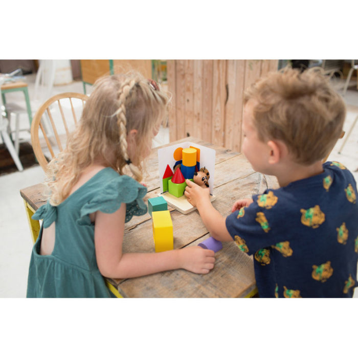 Joc de  logica Panda Puzzle, BS Toys [5]