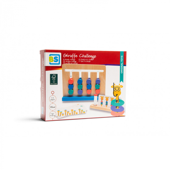 Joc de logica si coordonare Provocarea girafelor, BS Toys [4]