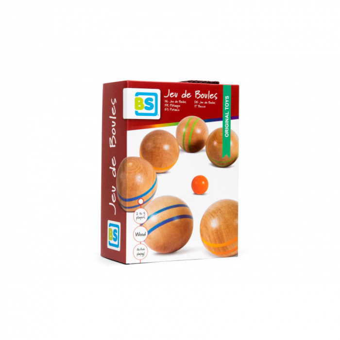 Joc Petanque cu bile din lemn, BS Toys [3]