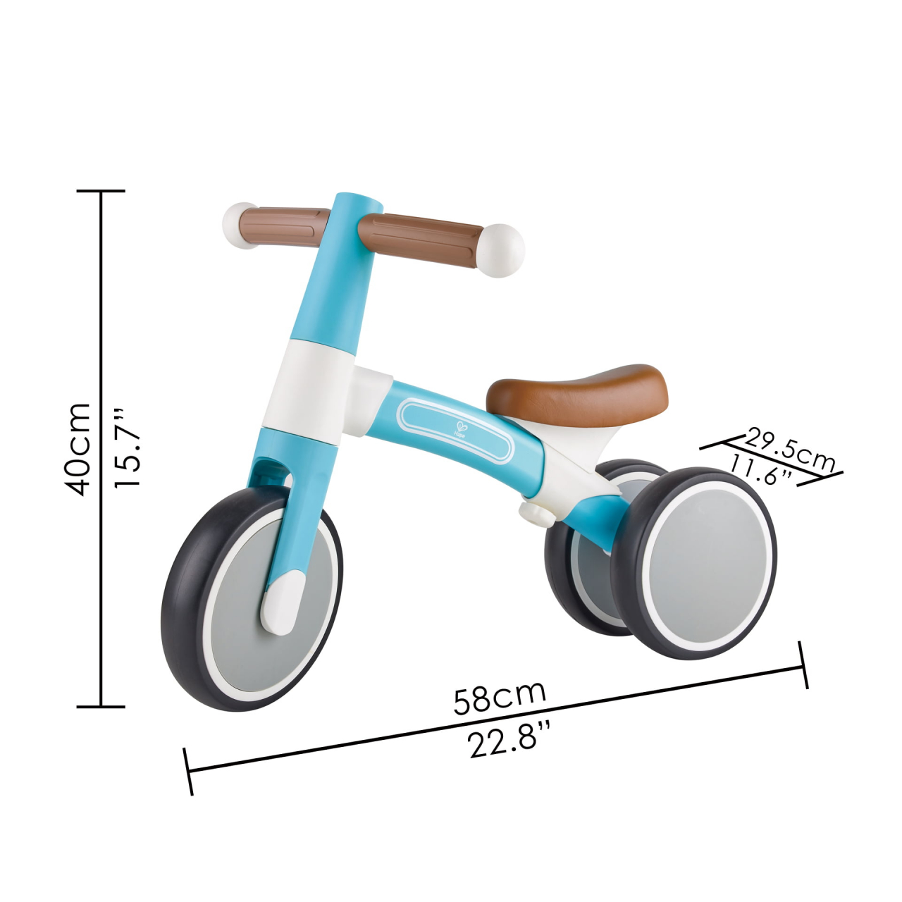 Jucarie - Bicicleta de echilibru, albastru deschis [3]
