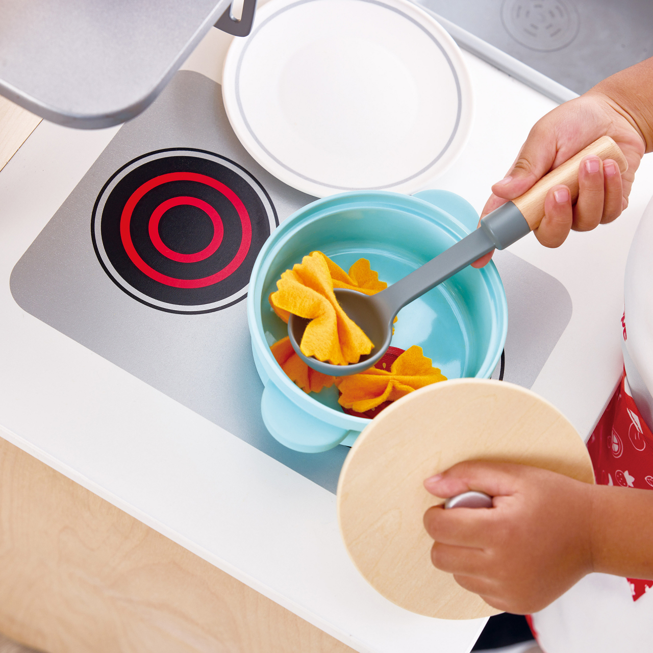 Jucarie copii - Set de joaca micutul Chef pentru gatit si servire (21 piese) [3]