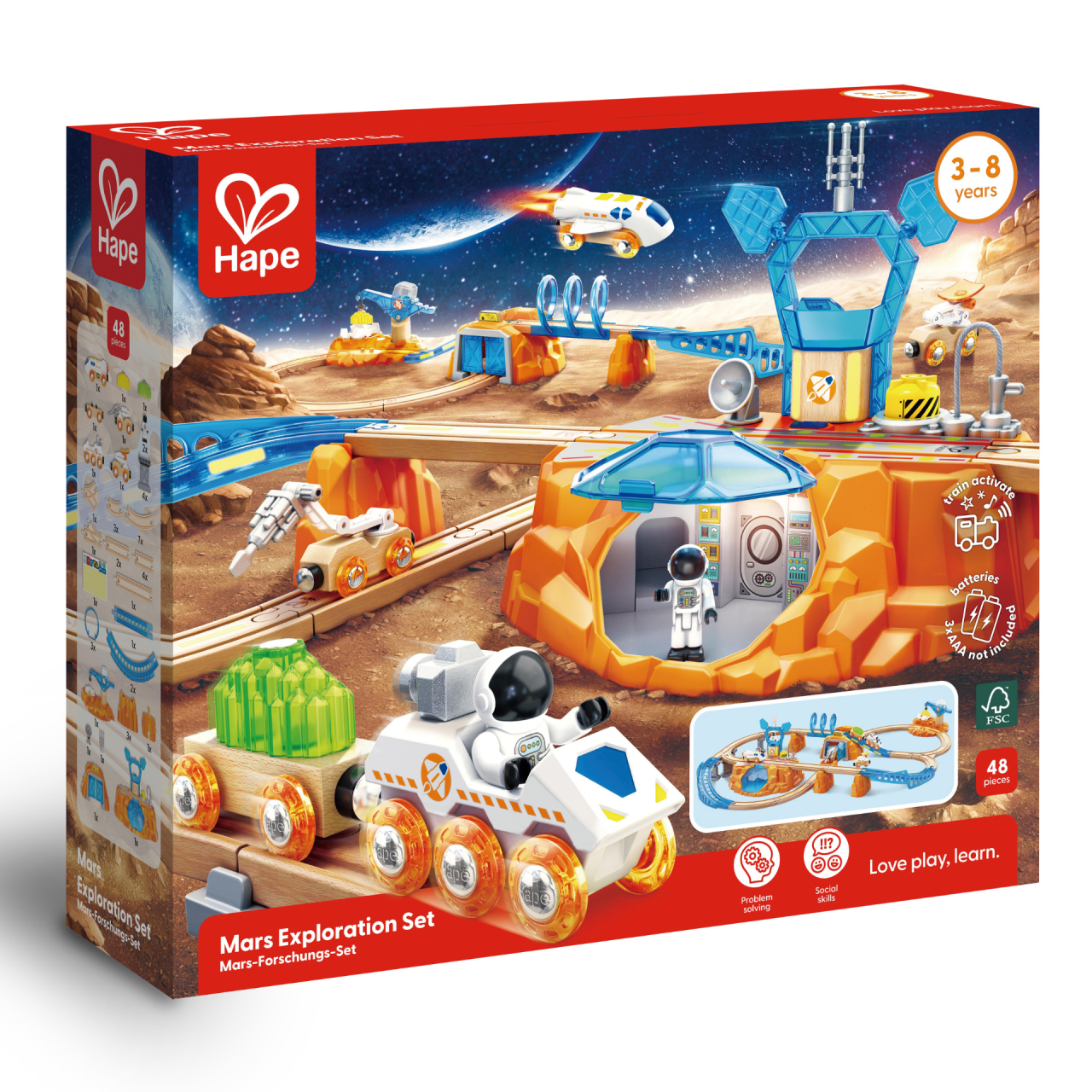 Jucarie copii - Set de sine de explorare pe Marte (48 piese) [2]