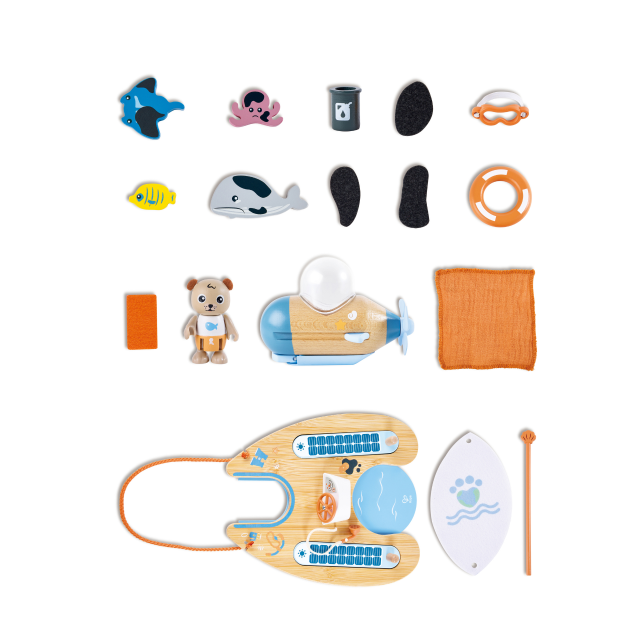 Jucarie din lemn - Catamaran (18 piese) [6]