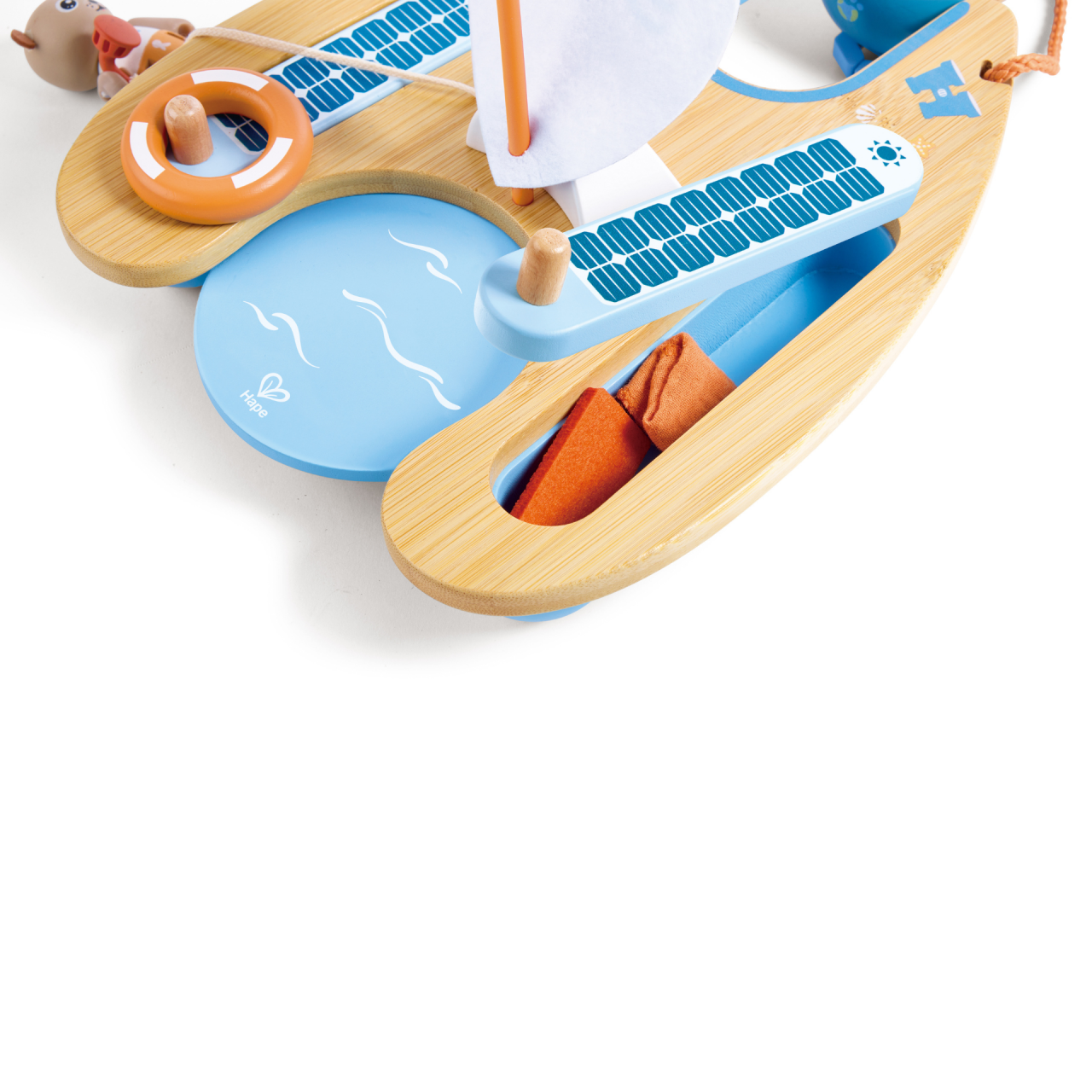 Jucarie din lemn - Catamaran (18 piese) [5]