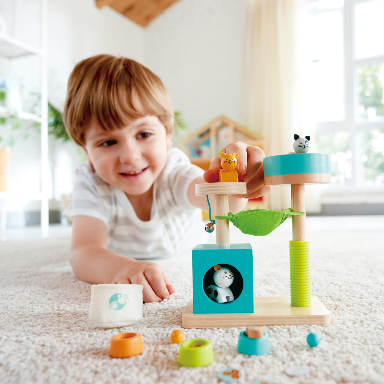 Jucarie din lemn pentru copii - Set de joaca Kitty Haven [2]