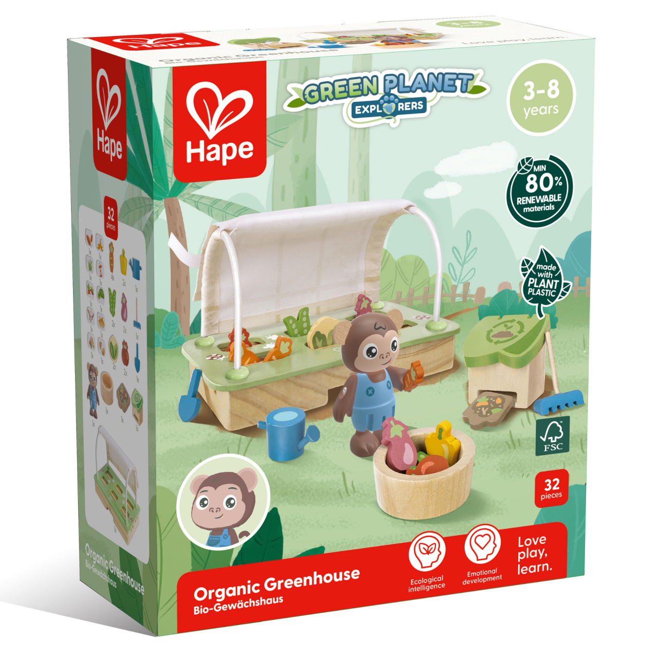 Jucarie din lemn - Sere organice (28 piese) [7]