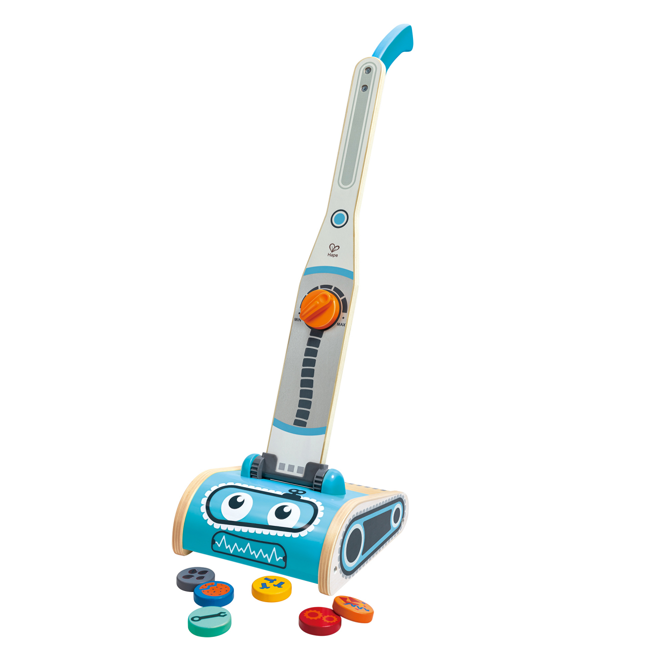 Jucarie din lemn - Set aspirator pentru copii (7 piese) [1]