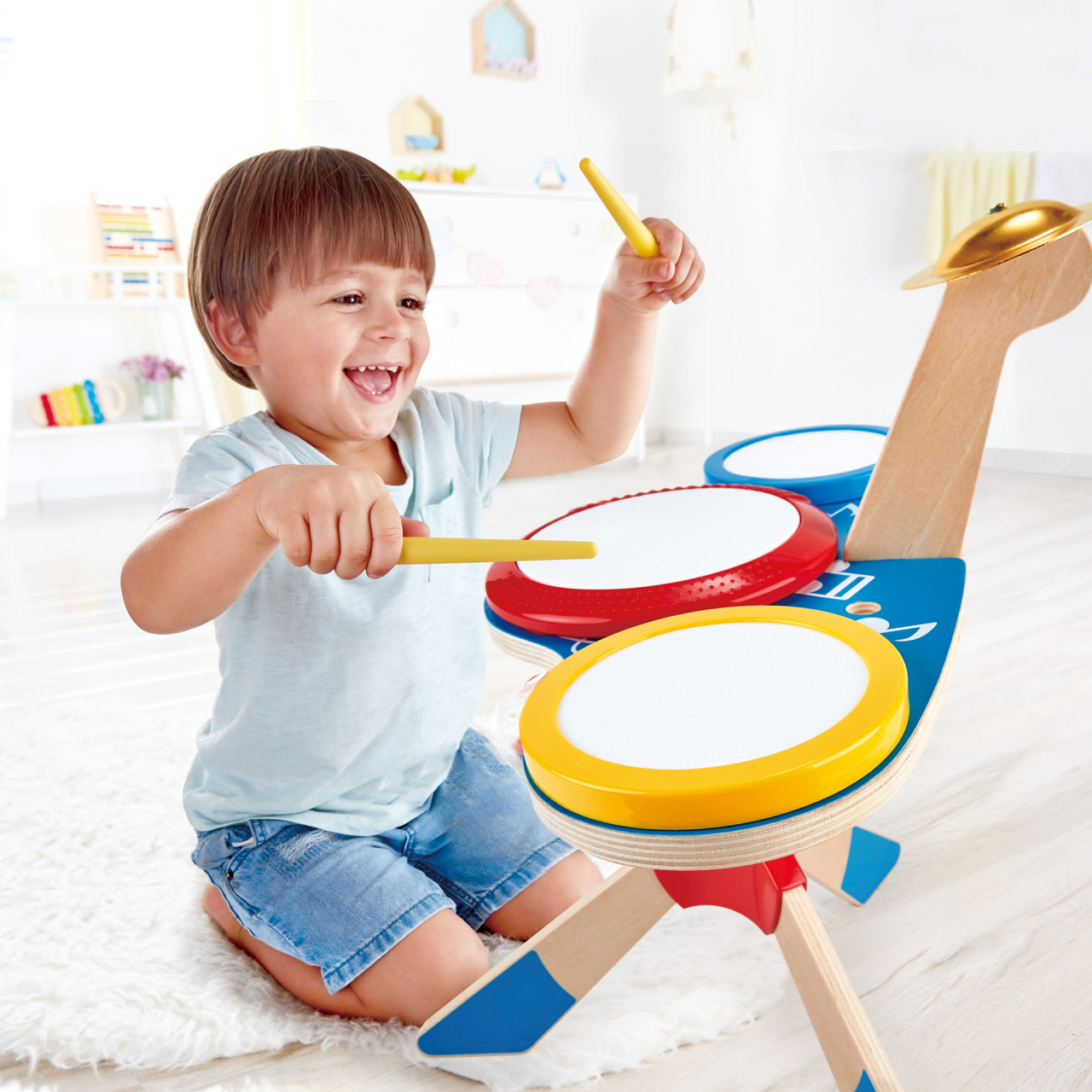 Jucarie din lemn - Set de tobe [2]