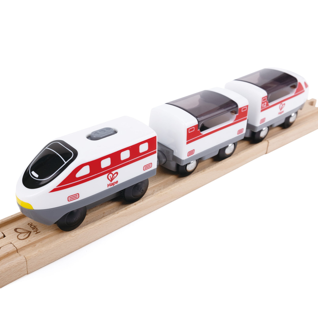 Jucarie din lemn - Set tren metropola (80 piese) [6]