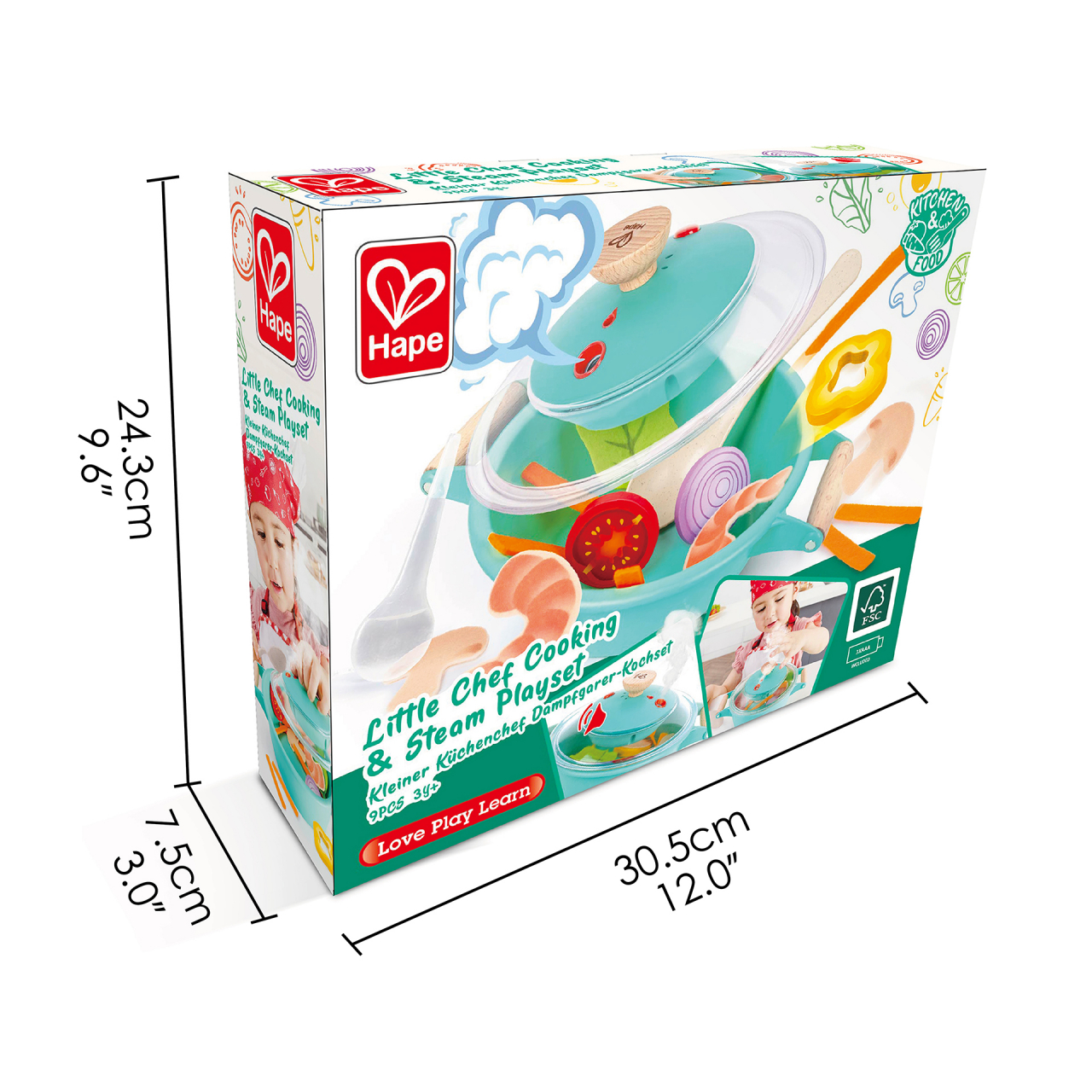 Jucarie - Set de gatit alimente la aburi pentru copii (16 piese) [8]