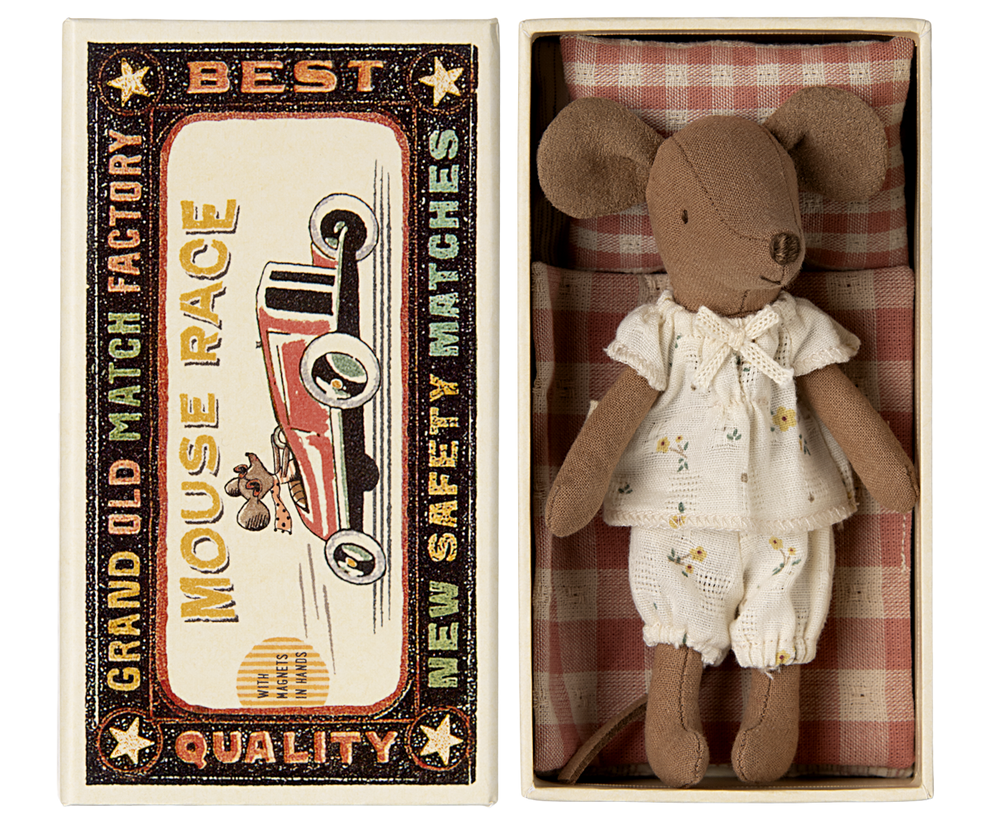 Jucarie textila, Big sister mouse in matchbox, Maileg [1]