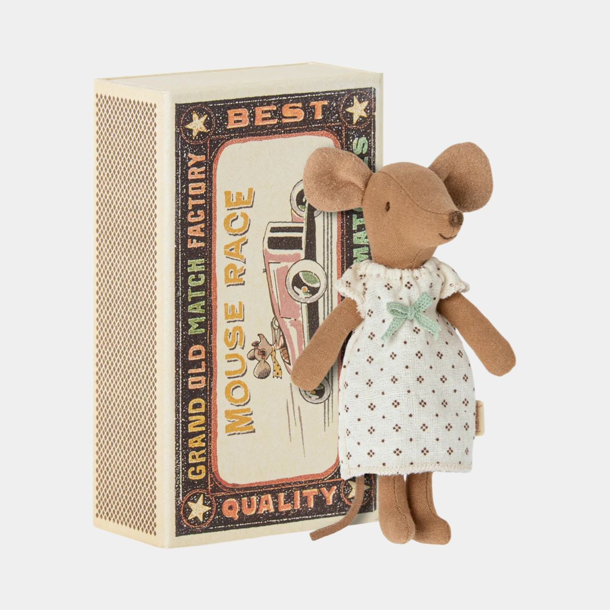 Jucarie textila, Big sister mouse in matchbox, Maileg [2]