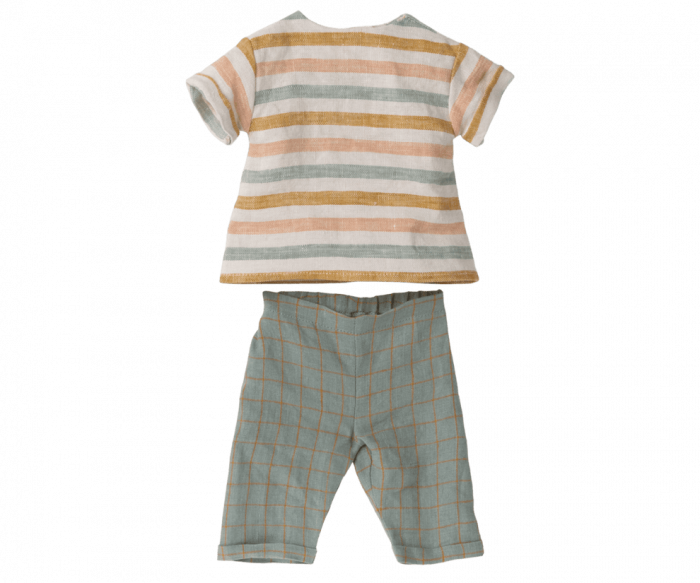 Jucărie textilă, Bunny size 4, Rabbit size 4, Pants and shirt - Maileg [2]