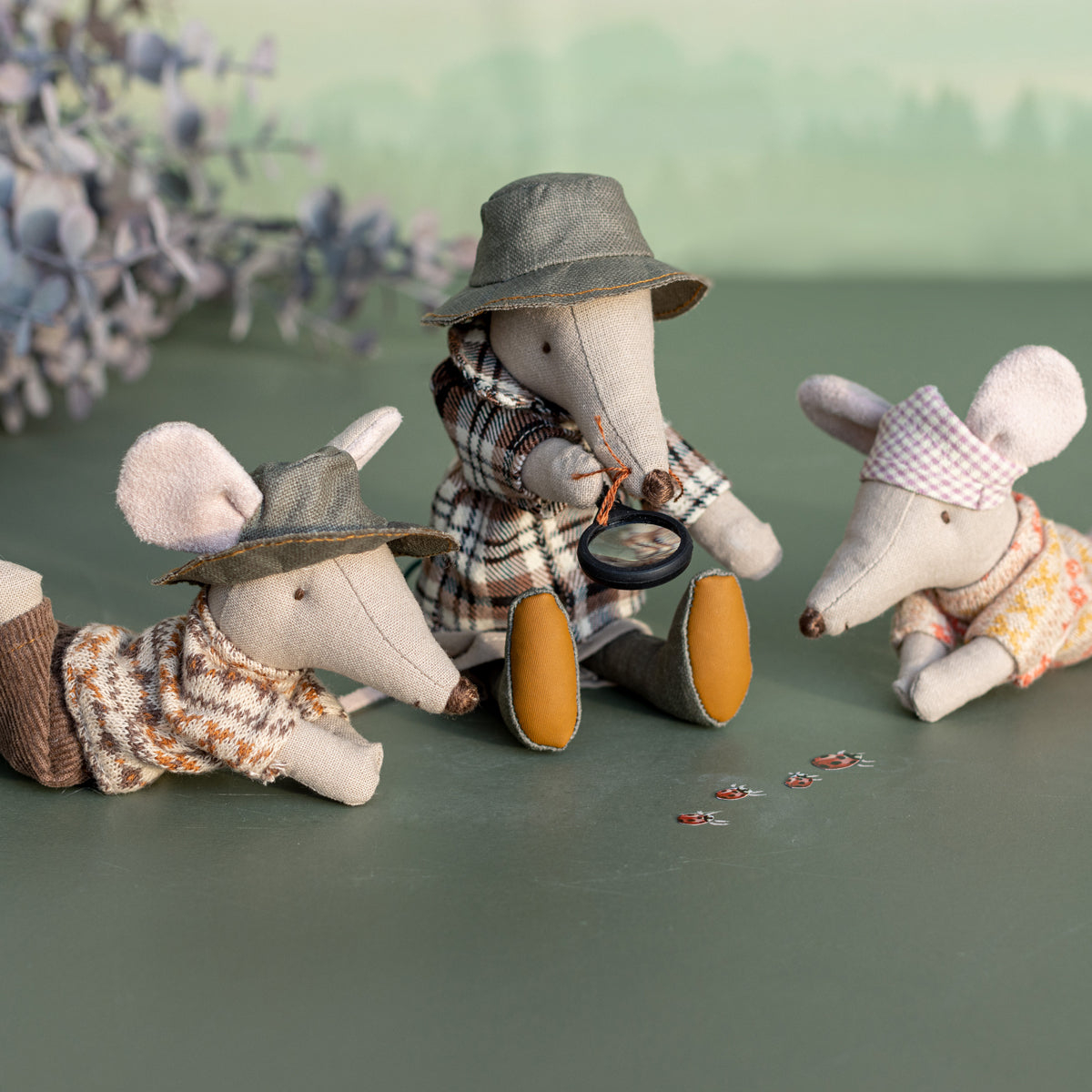 Jucarie textila, Hiker mouse, Big brother, Maileg [3]