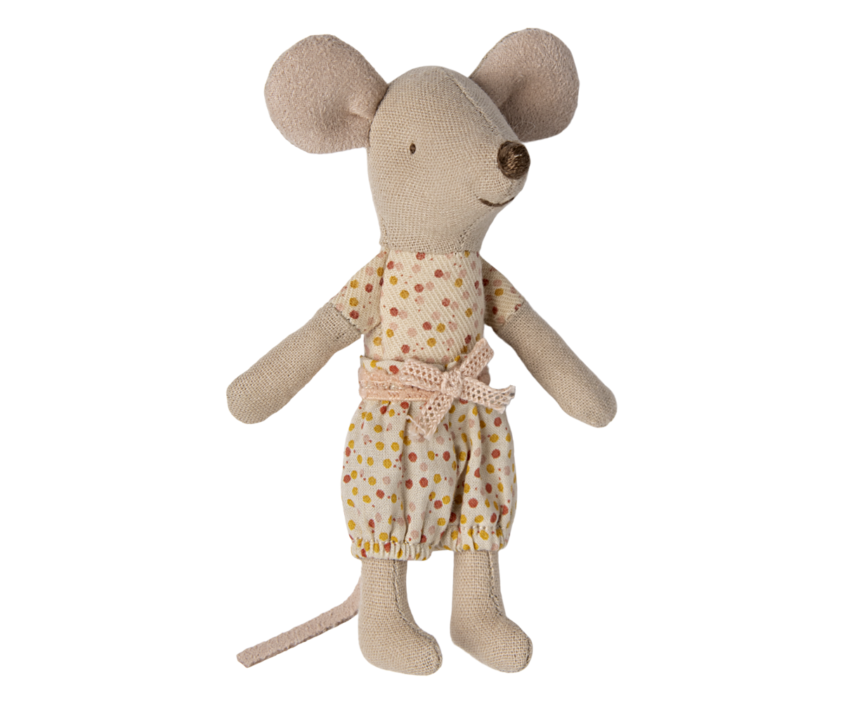 Jucărie textila, Little Sister, Mouse in Matchbox, Maileg [2]