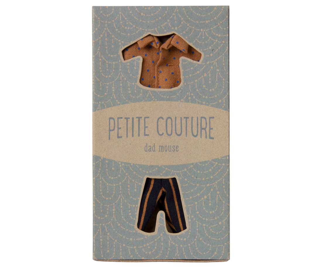 JUCARIE TEXTILA MAILEG - Cămașă și pantaloni cu dungi, Tatăl Șoricel [4]