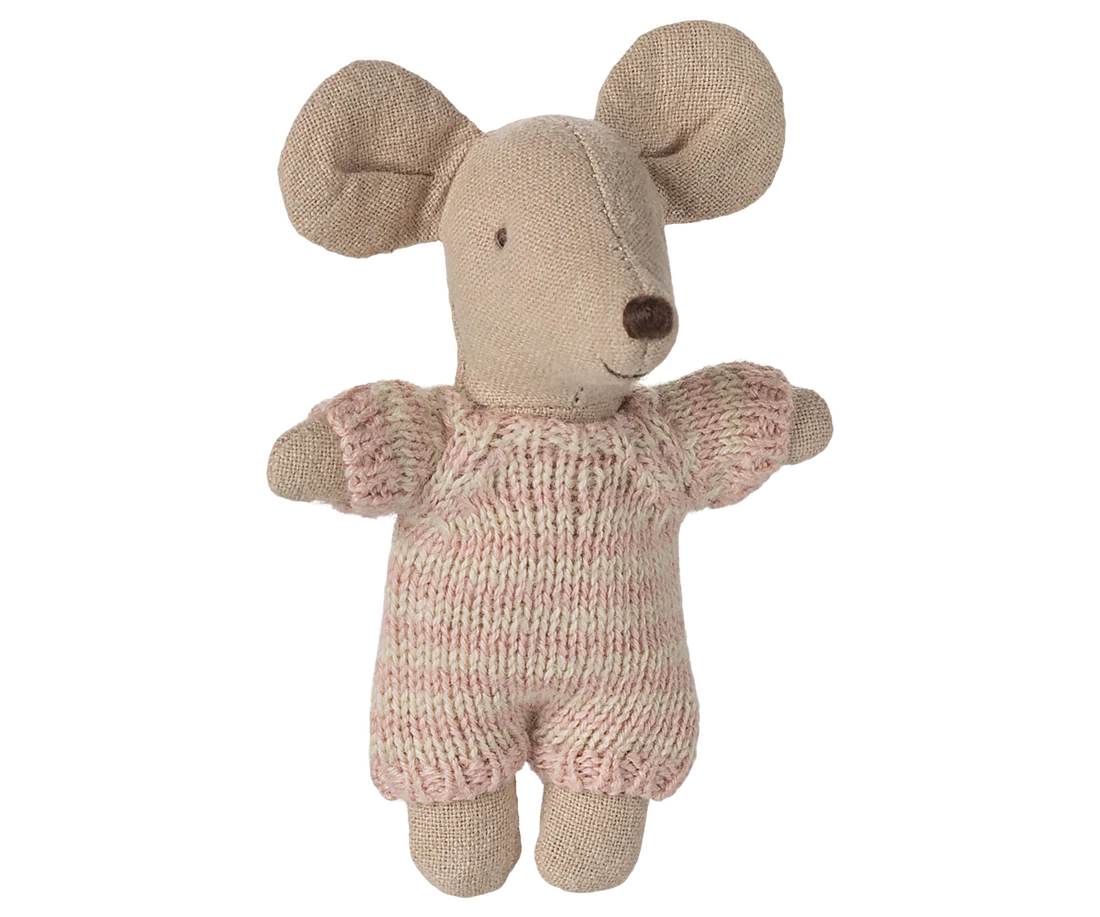 JUCARIE TEXTILA MAILEG - Șoricel în marsupiu - Roz [5]