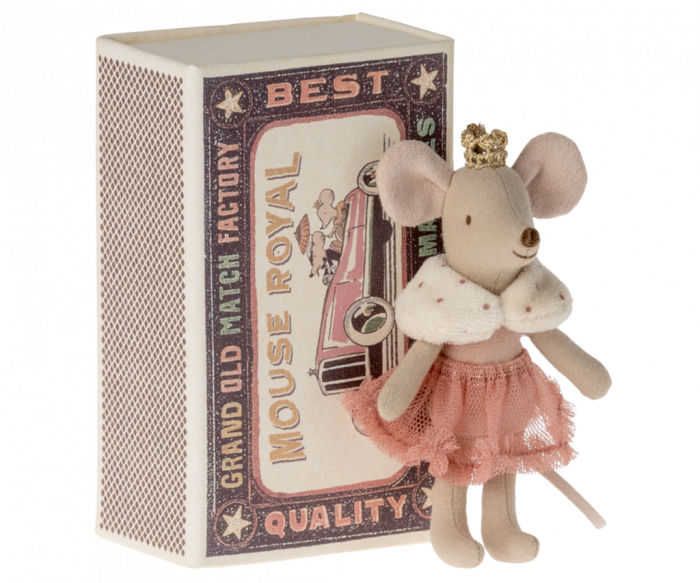 Jucărie textilă, Princess mouse, Little sister in matchbox  - Maileg [2]