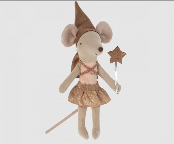 Jucarie textila - Tooth fairy mouse in matchbox-Rose [2]