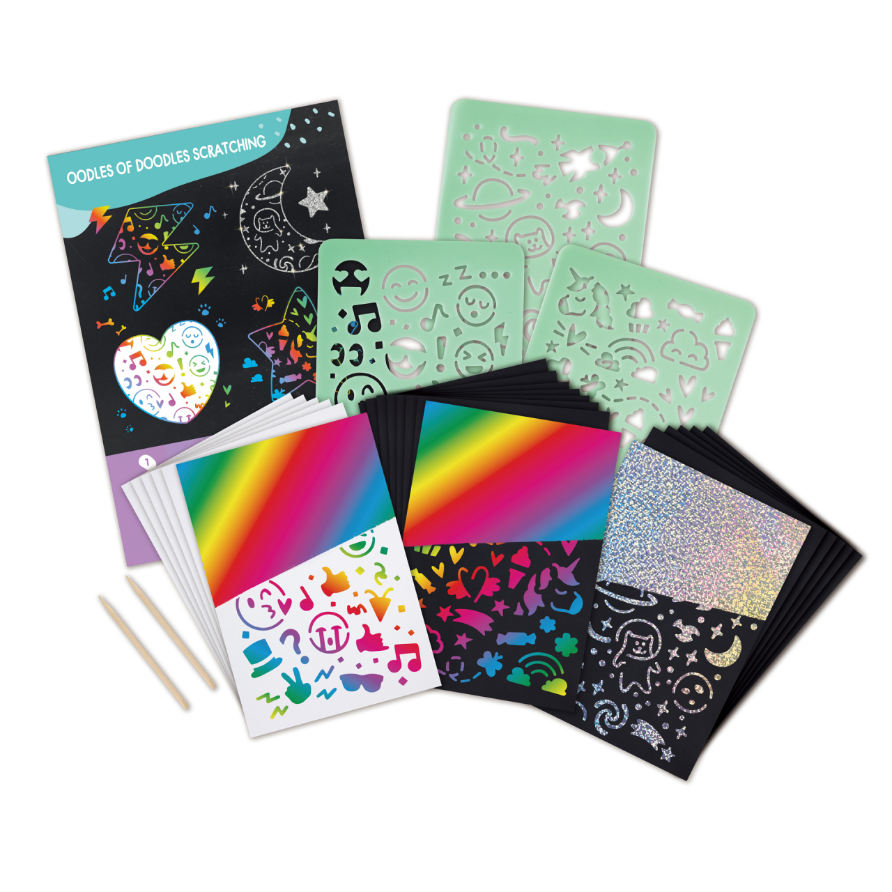 Kit de creat tablouri prin razuire pentru copii - 26 piese [2]