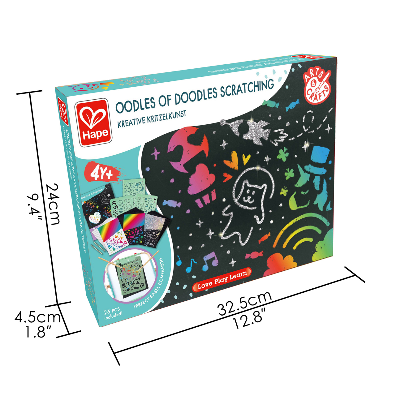 Kit de creat tablouri prin razuire pentru copii - 26 piese [5]