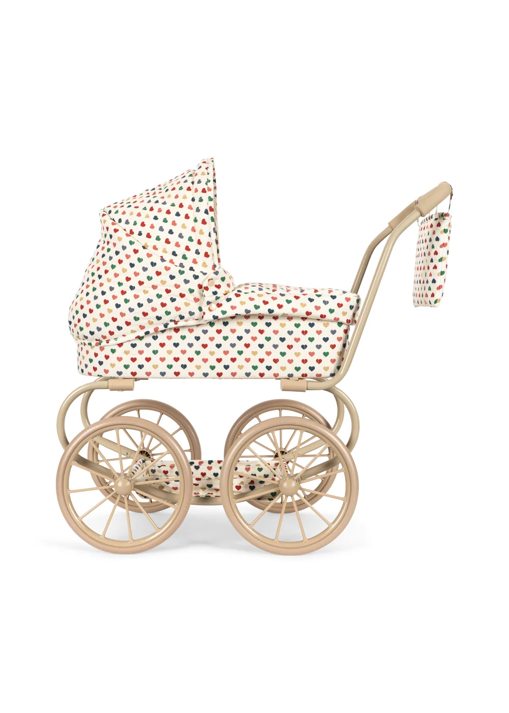 Konges Sløjd - accesorii - Cărucior de păpușă Minnie - inimi colorate [6]