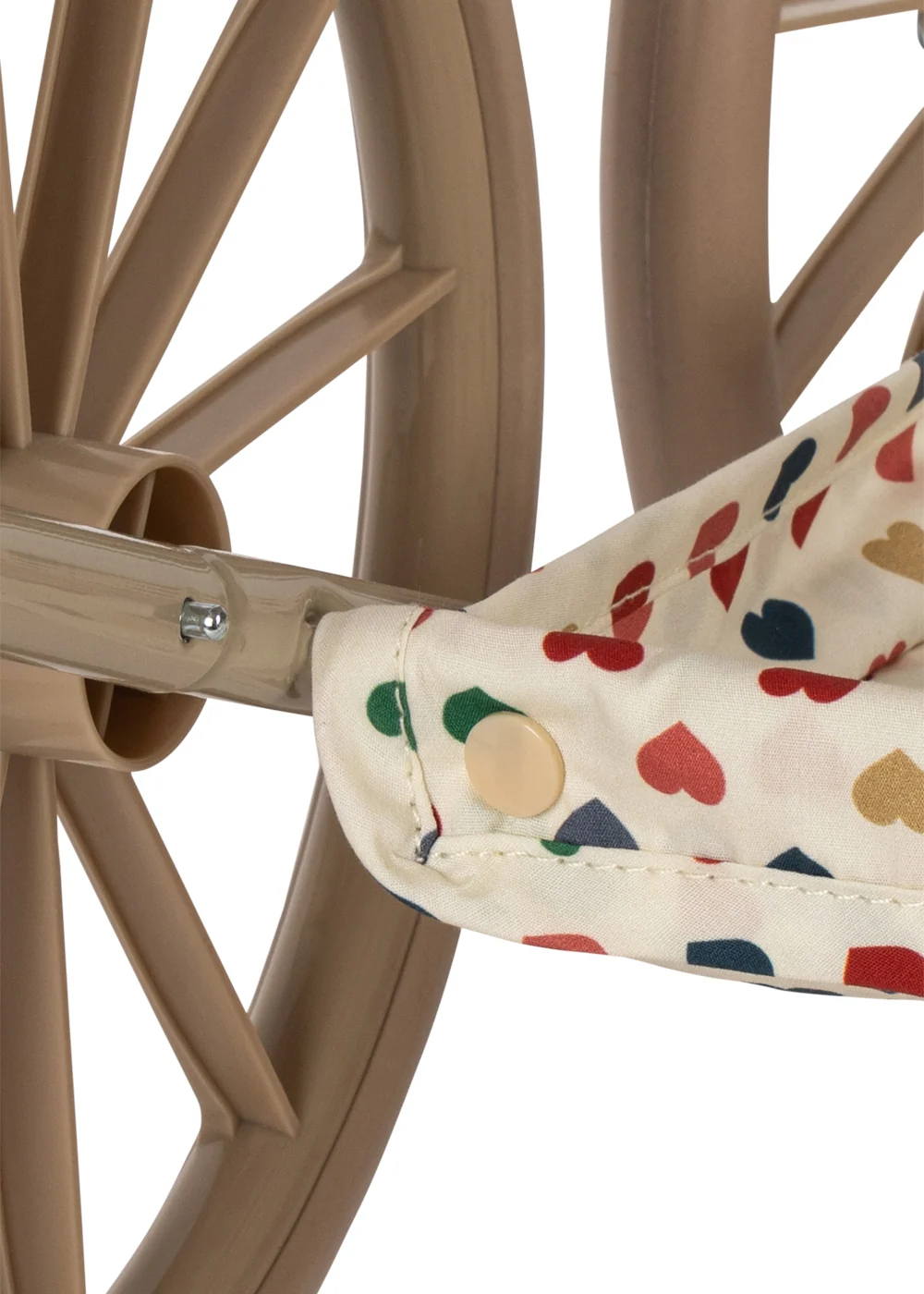 Konges Sløjd - accesorii - Cărucior de păpușă Minnie - inimi colorate [9]