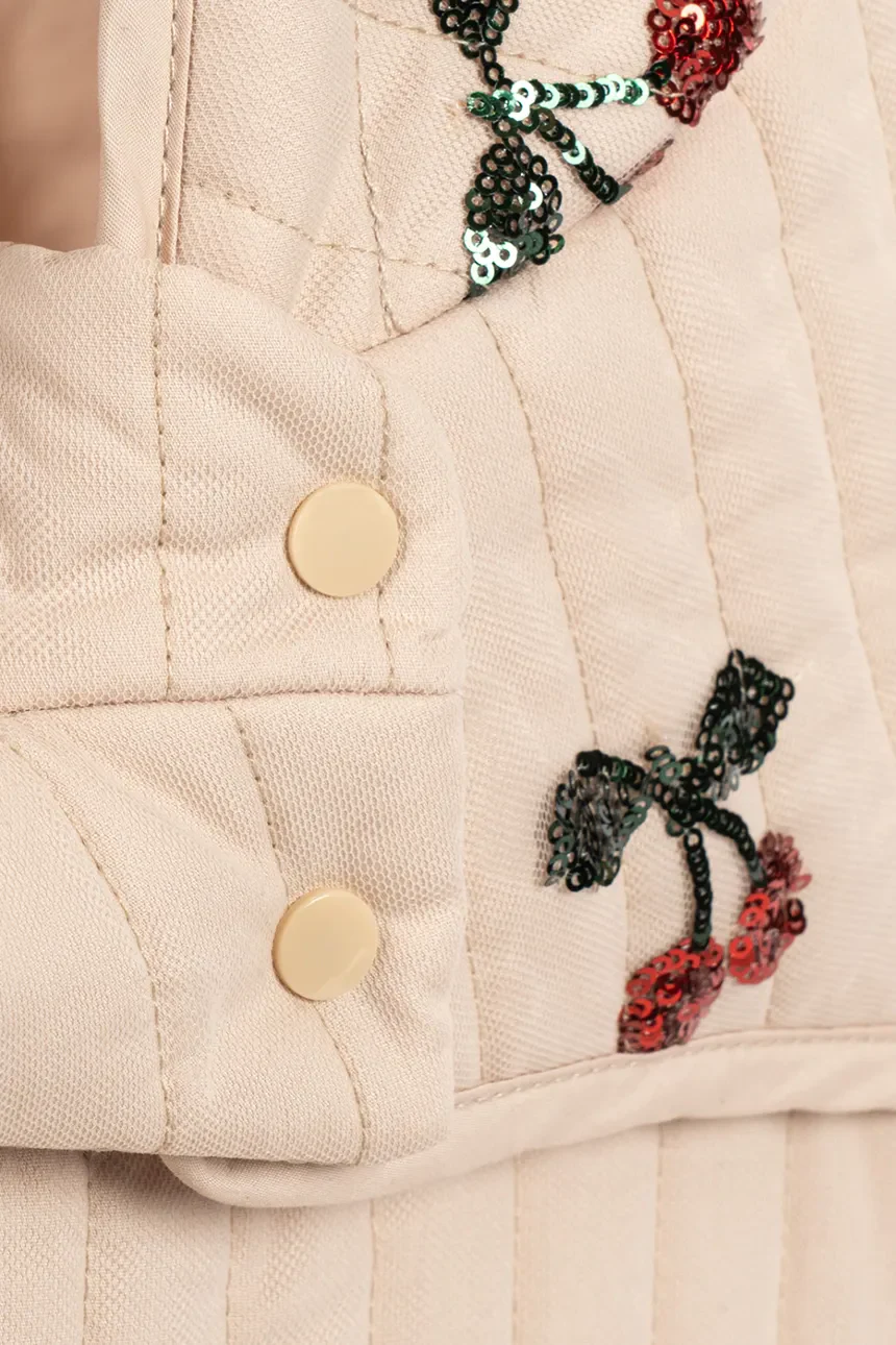 Konges Sløjd - Accesorii - Cărucior de păpuși pentru copii MINNIE TULLE - cirese cu paiete [2]