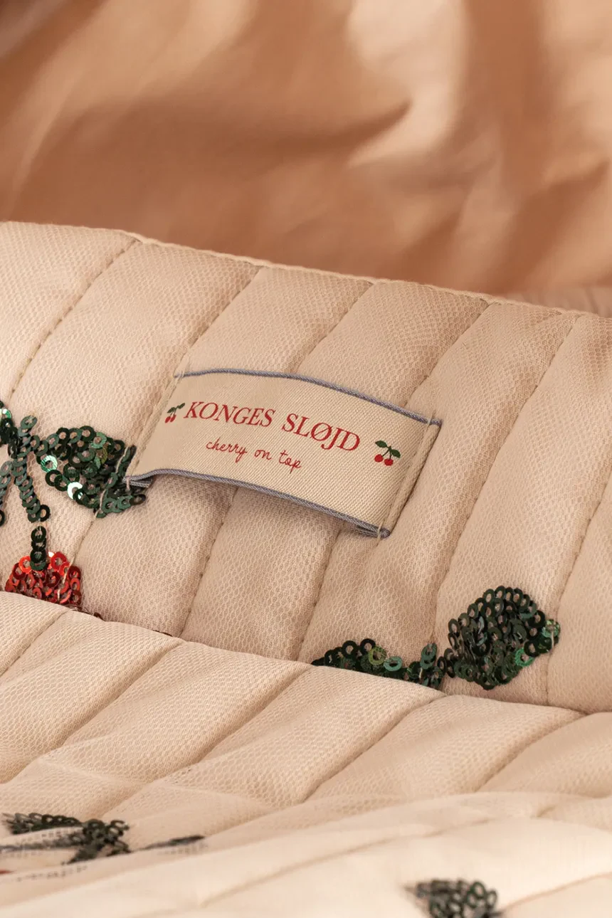 Konges Sløjd - Accesorii - Cărucior de păpuși pentru copii MINNIE TULLE - cirese cu paiete [3]