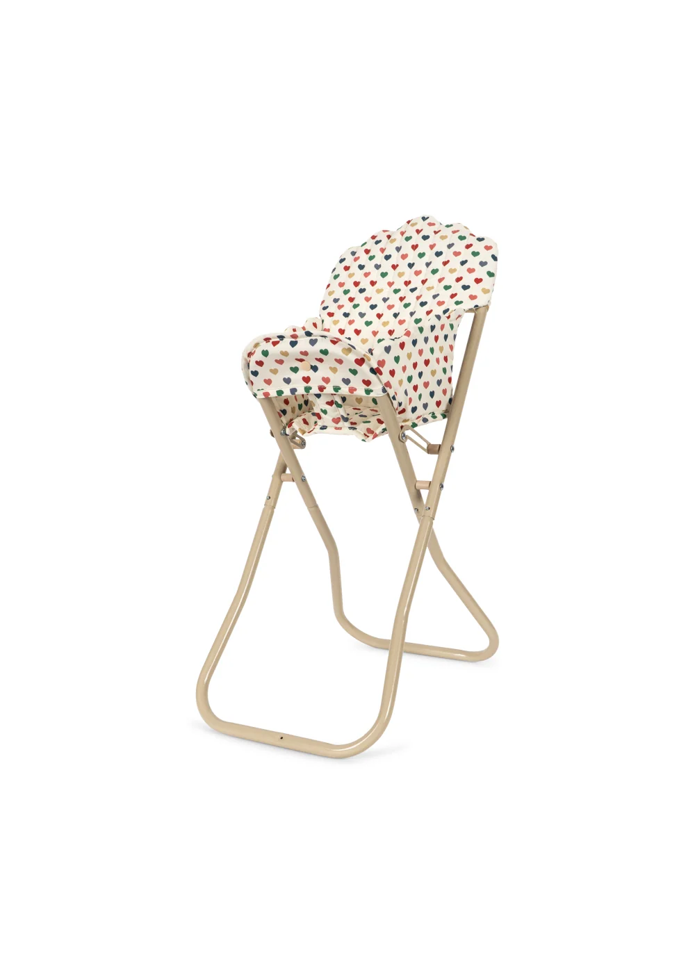 Konges Sløjd - accesorii - Scaun înalt pentru păpuși - Inimioare colorate [4]