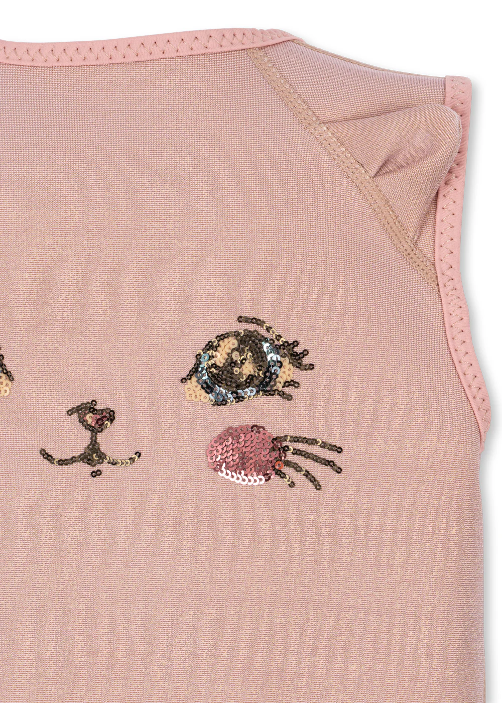 Konges Sløjd - VESTĂ DE ÎNOT KITTY roz pudrat [4]