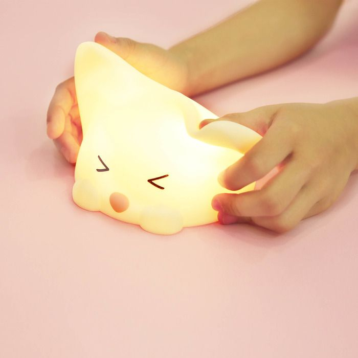 Lampa de noapte pentru copii MegaLight LED/lampa de noapte CATTY CAT reglabila cu lumina colorata [4]