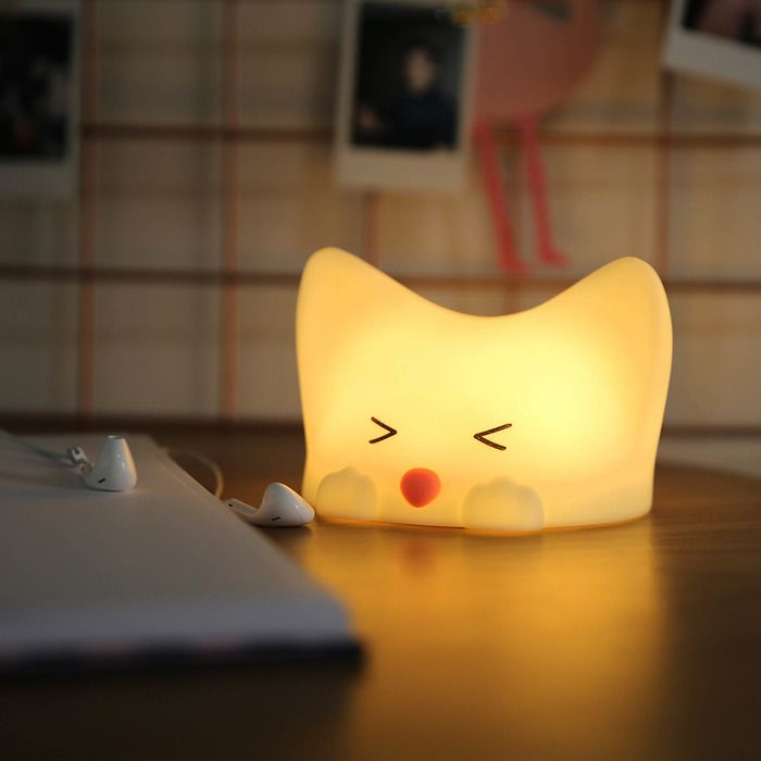 Lampa de noapte pentru copii MegaLight LED/lampa de noapte CATTY CAT reglabila cu lumina colorata [5]