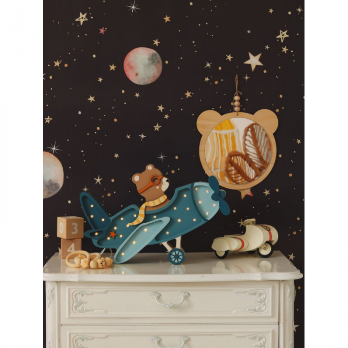 Lampa LITTLE LIGHTS Aeroplan, Denim Blue [3]