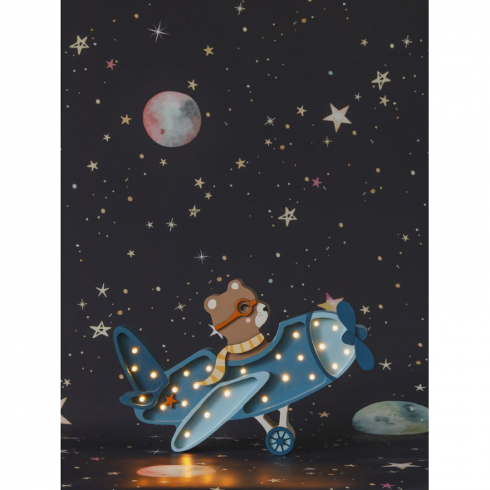 Lampa LITTLE LIGHTS Aeroplan, Denim Blue [5]