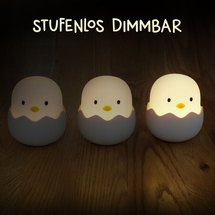 Lampă MegaLight LED tip pui EGGY EGG RGB reglabilă cu baterie [6]