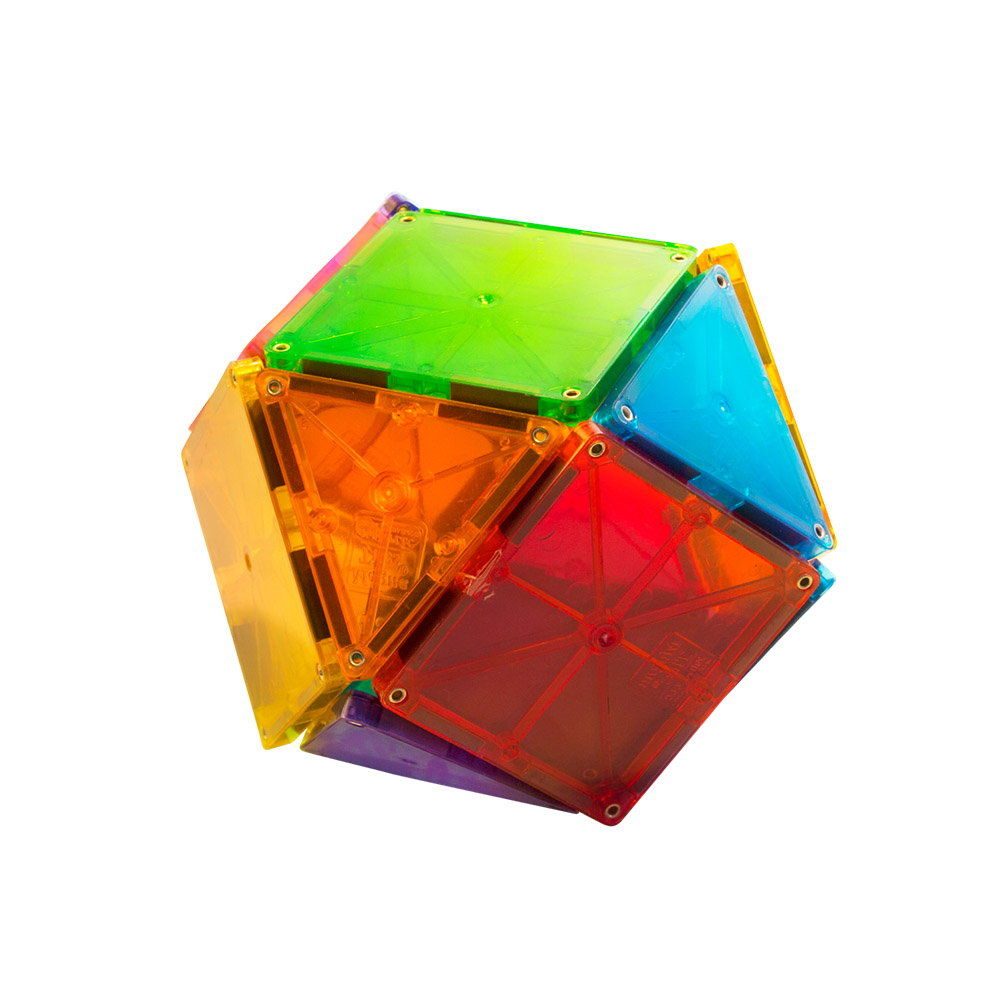 MAGNA-TILES Clear Colors, set magnetic 32 piese [5]