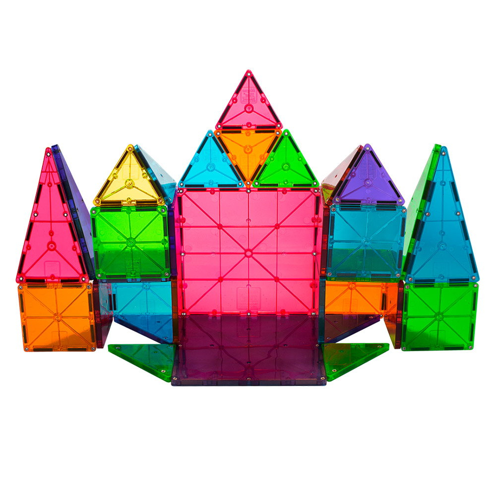 MAGNA-TILES Clear Colors, set magnetic 32 piese [3]